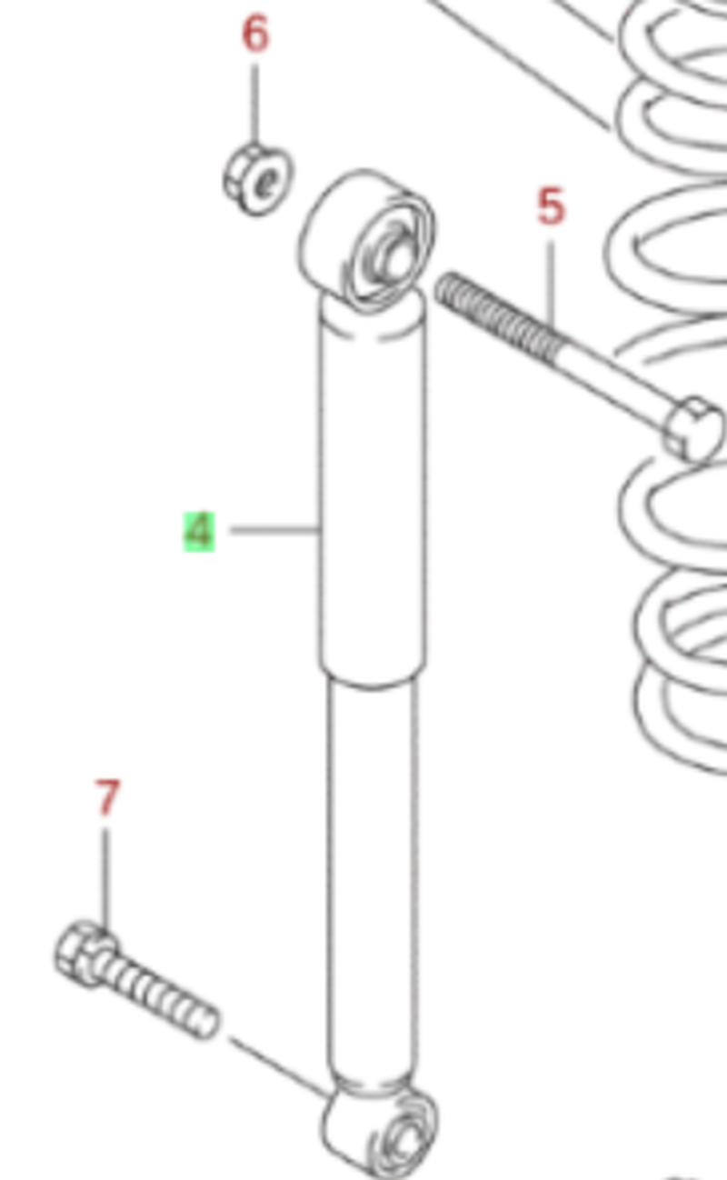 Ignis Sport Rear Shock Absorber